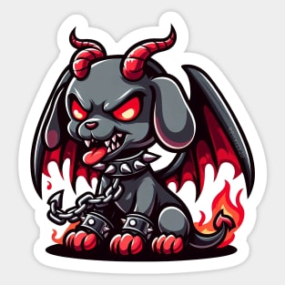 Demon Dog Sticker